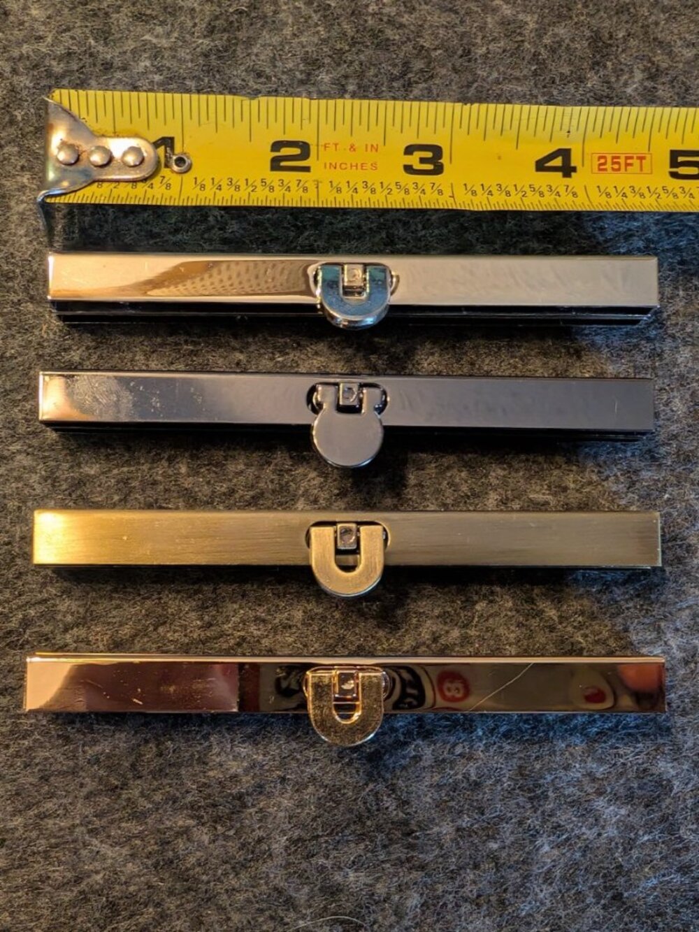 Metal Purse Frame Clasp – 4-1⁄2" – Multiple Finishes Available – New